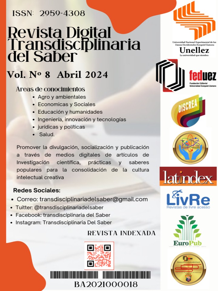 Ver Vol. 8 Núm. 1 (2024): Revista Transdisciplinaria del Saber